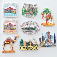 1pc, Budapest Fridge Magnet, Dubai Fridge Magnet, Morocco Fridge Magnet, Dublin Fridge Magnet, Irela