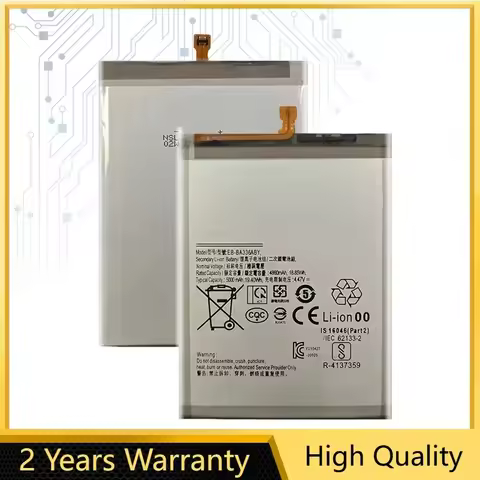 5000mAh Battery EB-BA336ABY EB-BA336ABS for Samsung Galaxy A53 SM-A5360 A5360 A33 5G