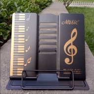 Desktop Music Stand Guqin Guitar Gourd Silk Music Sheet Metal Portable Foldable Music Table Reading 