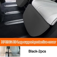 ZLWR XPENG X9ฝาครอบรองรับขาป้องกันรถวัสดุหนังต้นฉบับในสีเดียวกันอุปกรณ์ดัดแปลงภายในรถยนต์