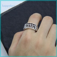 Hap Vintage Abacus Good Fortune Ring Fashion Adjustable Rings for Men Women Lady Girl Party Valentine Anniversary Birthd
