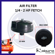Air Filter Fetch Filter Udara Saringan Hawa Kompressor Angin 1/4 - 2 HP Shark Fetch