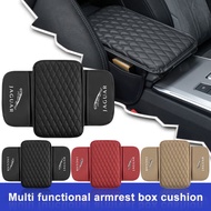 1PC Car Center Console Protector Cover Armrest Box Cushion with Pocket Arm Rest Mat Armrest Storage 
