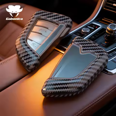 Carbon Fibre PC Car Key Case for BMW for 1 3 5 7 Series X1 X3 X5 X7 F20 F48 F15 F16 G20 G28 G22 G23 