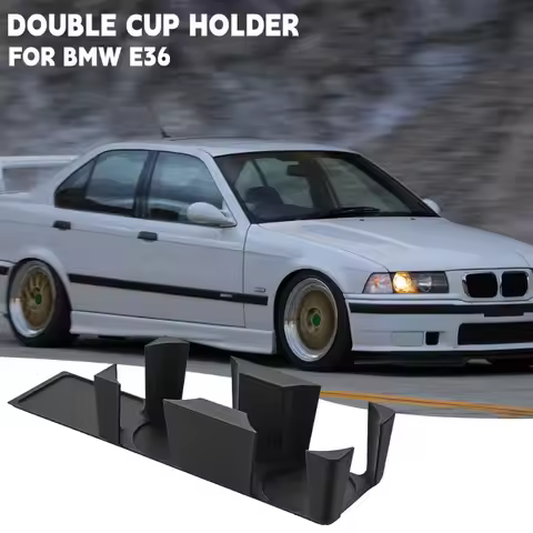 1/2PCS Dual Cup Holder Driver Seat Storage Box Suitable For BMW E36 Car Interior Accessories Cup Hol