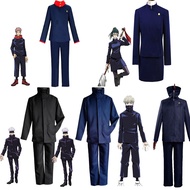 ZST New Jujutsu Kaisen Gojo Satoru Cosplay Costume Wig Men School Uniform Suit Outfit