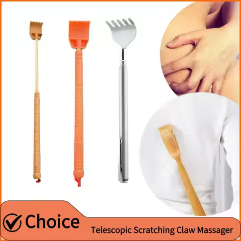 Adjustable Retractable Back Scraper Anti-itch Scratching Claw Massager Extendable Telescoping Itch S