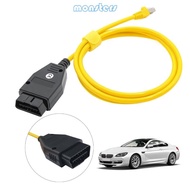 Mon For F20 F21 F30 F31 F34 F32 F33 F18 F06 F01 F02 F03 F25 Coding Ethernet to OBD Interfaces Car Di