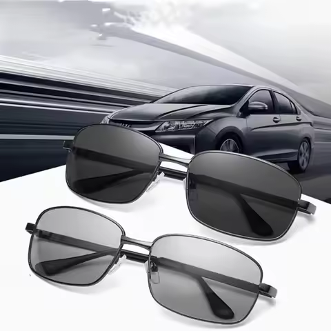 Photochromic Polarized Polarized Sunglasses Day and Night Use Ultralight Mens Polarized Sunglasses D
