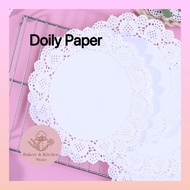 50pcs 4.5 Inch White Food Grade Doylies Paper Wedding Party Decorate Cookies Paper Doily Dolly Doyle