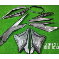 Honda RSX 150 Accessories Cover Carbon Package 5 In 1 Set Honda RSX150 Winner X cf