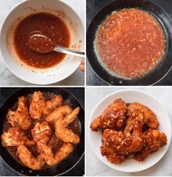 1Kg Sốt Hot & Sweet ( Sốt HS) Ottogi_ Sốt Phủ Gà Rán Siêu Ngon_Doanvatgiasi_chia từ gói 2kg