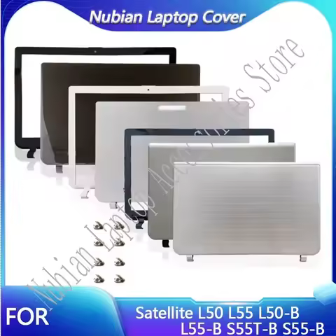 NEW Laptops Frame LCD Back Cover Case Front Frame Hinges For Satellite L50 L55 L50-B L55-B S55T-B S5