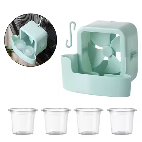Electric Fan Cooling Storage Box Hanging Fan Cooling Tool With 4 Cup Household Cooling Box Fan Coole