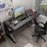 Discount RM200 High Quality Premium Tempered Glass Study Table Gaming Office Modern Minimalistic Mej