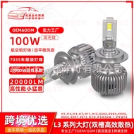 L3 Car led Headlight High Power LED Super Bright Bulb h7 h4 96 Headlight Headlight