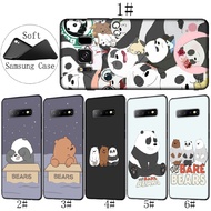 Samsung Galaxy S10 E S8 S9 Plus S7 Soft Cover We Bare Bears cool Phone Case