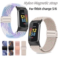 New Braided Magnetic Buckle Strap For Fitbit Charge 6 Strap Soft Nylon Fitbit Charge 3 / Fitbit Char