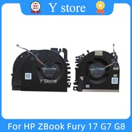 Y Store NEW CPU GPU Cooling Fan For HP Zbook Fury 17 G7 MG75090V1-1C120-S9A MG75090V1-1C110-S9A Fast