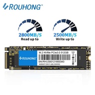 ROUHONG SSD NVMe M2 128GB 256GB 512GB 1TB 2TB Ssd 2280 M.2 PCIe 3.0ดิสก์ Solid State ไดรฟ์ NVME สำหรับโน้ตบุ๊คเดสก์ท็อป
