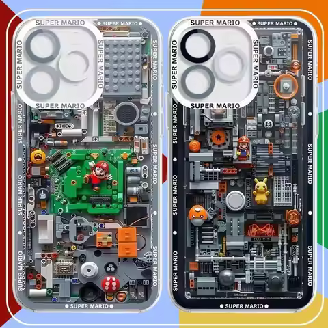 Fun M-Mario Blocks Cool Phone Case for Xiaomi POCO X8 Pro Max X7 X6 Neo X5 X3 F8 F7 Ultra F6 F5 F3 M