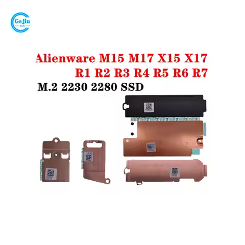New Original Laptop SSD Bracket Frame Heatsink Plate For Dell Alienware M15 M17 X15 X17 R1 R2 R3 R4 