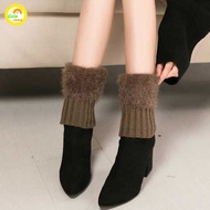 Trendy Fur Knit Leg Warmer Winter Leg Warmer Winter Leg Warmer for Women Multipurpose Short Leg Warm