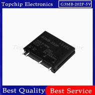 5pcs 5V DC-AC Solid State Relay Module G3MB-202P G3MB 202P PCB SIP SSR AC 240V 2A Snubber Circuit Re
