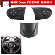 For BMW MINI Cooper R55 R56 R57 R58 R59 R60 R61 Multifunction Audio Cruise Car Steering Wheel Control Switch Trim Cover Parts Accessories
