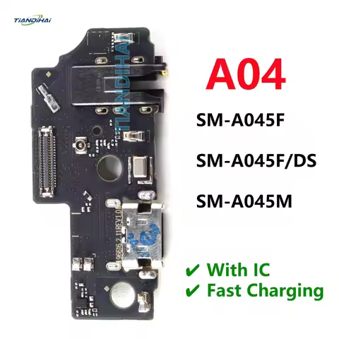 USB Charging Board Dock Port Connector For Samsung Galaxy A04 A045F A045F/DS A045M A045 Charger Type