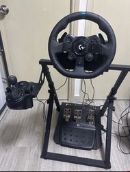 Logitech G923 Driving Force Racing Wheel Pedals Shifter 可摺疊架
