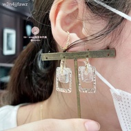 ☂™agete Akado 21 summer 10k gold earrings natural stone cube temperament earrings/pendants on Japan