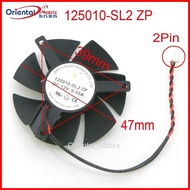 Free Shipping 125010-SL2 ZP HA5010M12F-Z 12V 0.08A 47mm g5005 gt705 GT720 GT730 HD7750 HD8570 Graphi