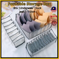 Zaria Household Underwear Storage Box Foldable Socks Bra Storage Bra Organizer Storage Box