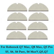 Mop Pad for Roborock Q5 Pro/Q7/S5/S6/E-Series/Q8 Max Robot Vacuum Cleaner, Q5/ Q8 Max+/ S6 MAXV/ S6 