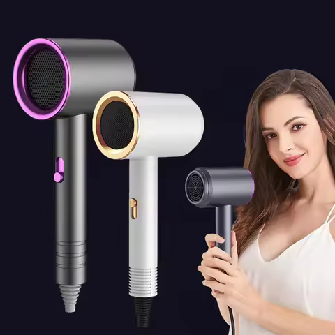 High Speed Hair Dryer Professional Salon Home High Power Dryer Two Speed Hair Styling Constant Tempe