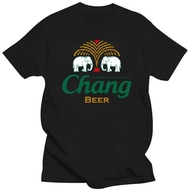 Fashion Short Sleeve Cotton Beer Elephant Thai Drink T Shirt Sing Lao Leo Tiger Caraba Bali Gift S-5