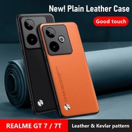 For Realme GT 7 7T Dream Edition Casing Leather Hard Phone Case Cover