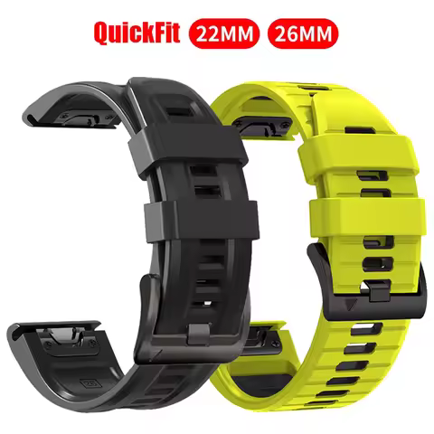 22mm 26mm QuickFit Silicone Strap For Garmin Tactix 8 7 AMOLED Band For Garmin Fenix 8 7X 6 6XPRO 5p