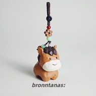 Handmade Wood Carving Zodiac Pony Decoration Desk Desktop Car Car Decoration Creative Cute Birthday 