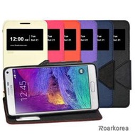 智慧購物王》ROARKOREA開框雙色站立皮套 Samsung Galaxy Note 3 NEO Note 4 S5