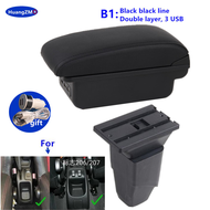 For Peugeot 206 Armrest Box For Peugeot 206 207 CC Cabrio Car Armrest Storage Box Interior Dedicated
