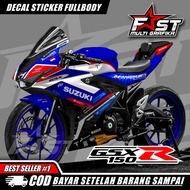 Terbaru Decal Gsx R150 Full Body Mandalika Variation Sticker Gsx R150 Full Body Decal Gsx 150 Full B