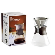 SYG Filter-Free Paper Hand-Brewed Coffee Maker 800cc Glass Utensils