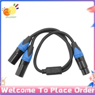 50cm XLR Splitter Cable 1 XLR Female to 2 XLR Male XLR Y Splitter Cable Microphone Splitter Cord for