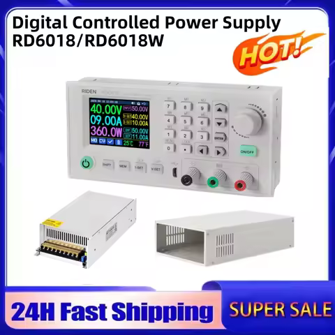 RD RD6018 RD6018W 60V 18A USB WiFi DC DC Adjustable Step Down Voltage Bench Power Supply Buck Conver