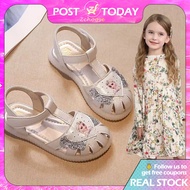 READY STOCK Elsa Wrapped Girl Sandal Princess Shoes Sandal Budak Lelaki Kids Sandal Kids Shoes Beach