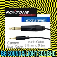 [100cm] Audio Cable 3.5mm to 6.3mm with Canare Japan Cable