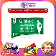 【buy 3 get 1】 Ginflex Plant-Based Joint Care - Reduces Inflammation & Boosts Flexibility, 30 Capsule