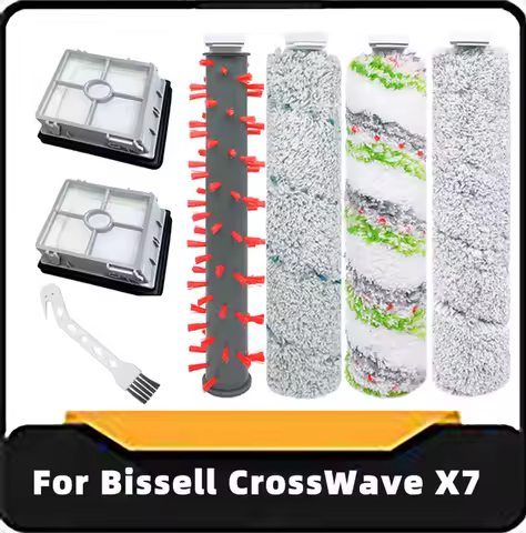 Compatible For Bissell Crosswave X7 3011 3055 3276A 3277 Vacuums Spare Parts Accessories Main Roller